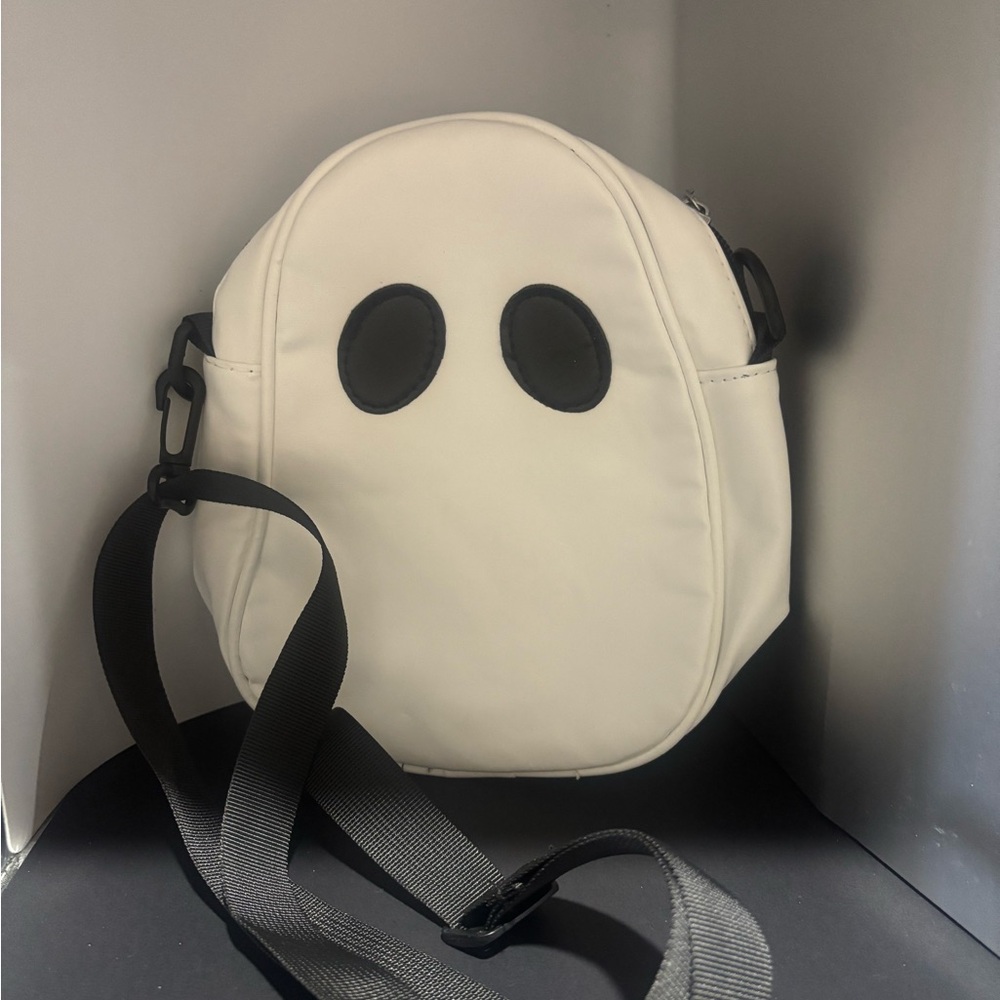 Chic White Ghost Crossbody Bag